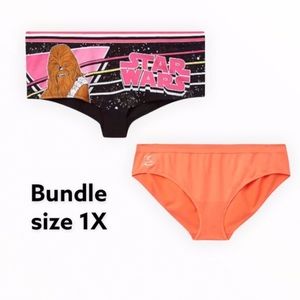 Bundle of 2 (two) Torrid underwear panties size 1X NWT